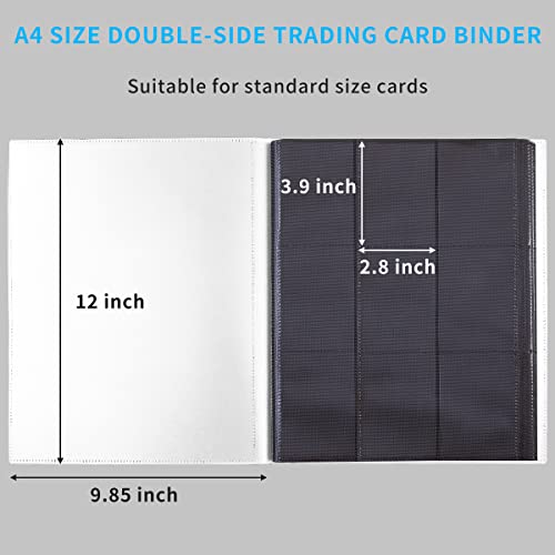 Classeur de cartes protégeant contre l'usure avec 9 pochettes - 8