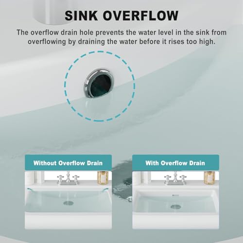 Bathroom Pedestal Sinks,Rectangular Pedestal Sink 26" W X 20" D Modern White Ceramic Bathroom Sink With Overflow and 3 Pre-Drilled Holes - Fits 4-Inch Faucets