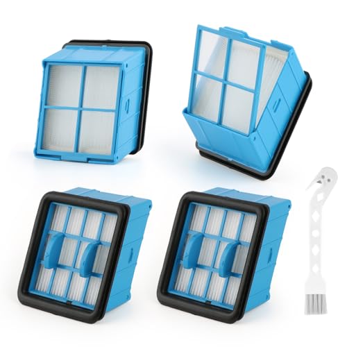 4 Pezzi Filtri HEPA per Bissell CrossWave OmniForce Edge 4076/4087/4000/4006/4007/4008/4017/3912/3999 Filtri HEPA Accessori per Robot Aspirapolvere
