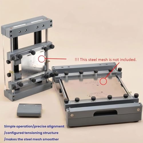 Petite station de sérigraphie en maille d'acier pour atelier - 5