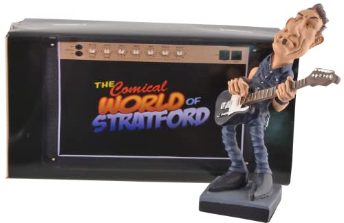 VOGLER Joh. Vogler GmbH Funny Life – Rockstar Bruce, The Boss en pierre artificielle peinte à la main – Collection Warren Stratford - Les Beatles, Paul McCartney, John Lennon, RIngo Starr, George Harrison VOGLER Joh. Vogler GmbH Funny Life – Rockstar Bruce, The Boss en pierre artificielle peinte à la main – Collection Warren Stratford