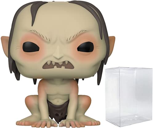 Funko POP El Señor de los Anillos – Figura de vinilo Gollum Pop (incluye funda protectora compatible con Pop Box), multicolor, 3.75 pulgadas