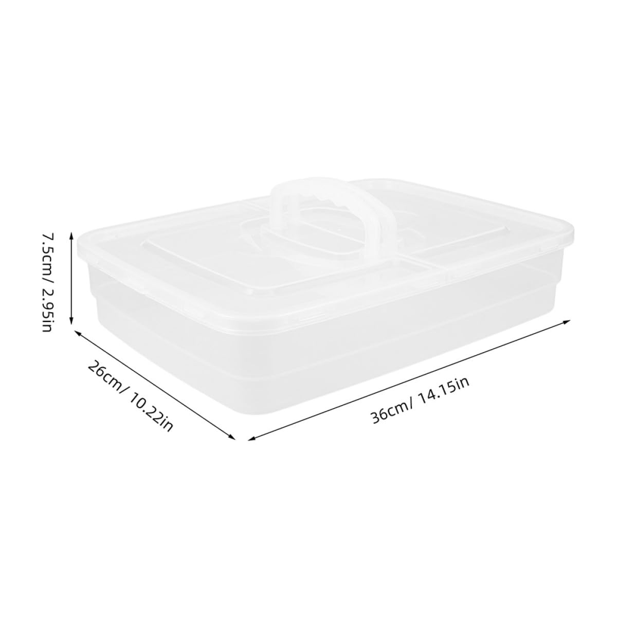 ERINGOGO 2 Stück Stapelbare Pizzateig Gärschalen mit Deckel und Griff Aufbewahrungsbehälter für Pizzateig Platzsparend und Langlebig für Backen und Fermentation