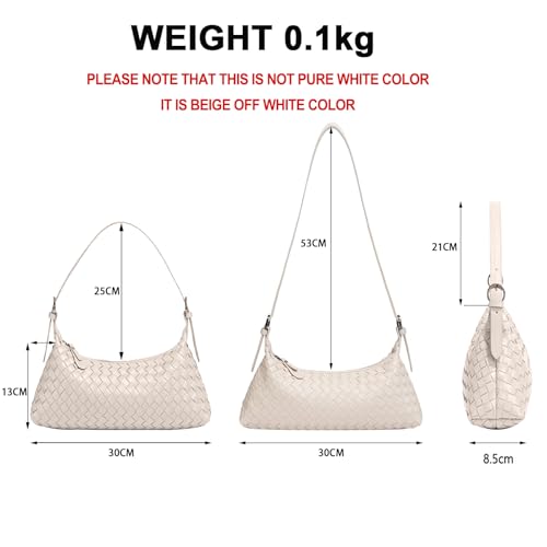 Image of Handbags Shoulder Bags for Women Small Bags Women's Woven Tote Bag Crossbody Handbag Travel Hand Bag Purse Hobo