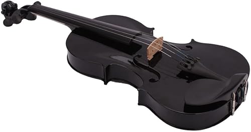 Miniatura 4 de Ktaxon Violín para principiantes y estudiantes, violines acústicos 44, kit de violín tamaño completo con estuche, arco, colofonia, para adultos y