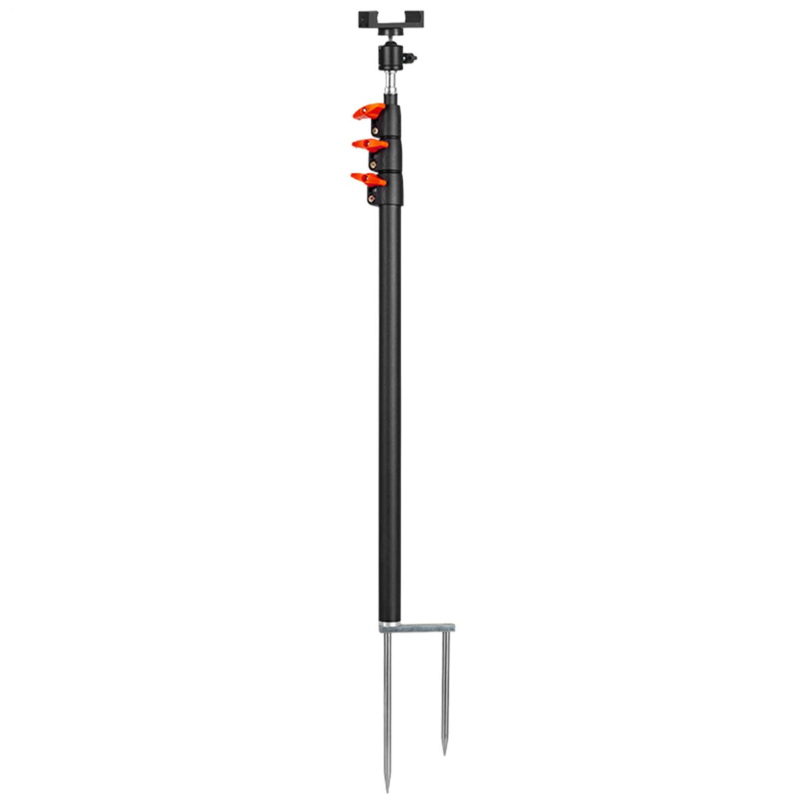 Supporto Smartphone Da Terra Supporto in Metallo Multiuso e Portatile per | Stand Telefono Outdoor Multiuso Per Attività All'Aperto