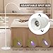 12W UV Lash Light with Foot Pedal, Lash Lamp for Eyelash Extension Grafting Eyebrow Beauty Salon, Lash floor Lamp for Eyelash Tech, Rapid Dry in 2 Seconds, Adjustable Angle and Light Spot Size, White