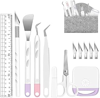 Vinyl Weeding Tools Stainless Steel Plotter Accessories HTV + 1 Piece Storage Bag, DIY Craft Tool Set