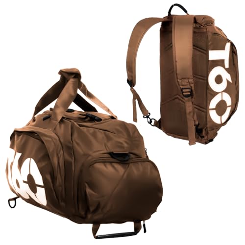 Mochila Bag T60 Multifuncional Unissex Esportiva Academia Natação Ciclismo Escolar Trabalho Passeio Casual Viagem - Cores Diversas - Variadas (Marrom)