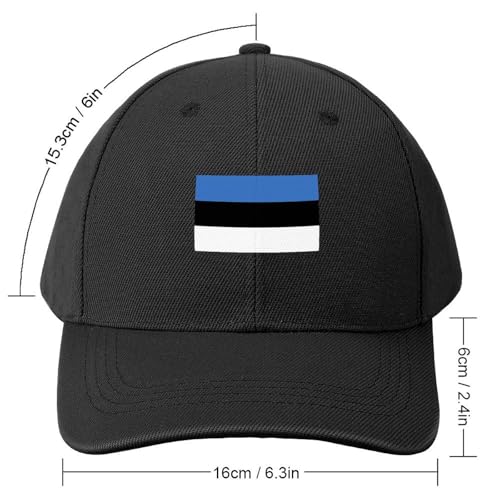 Kids Baseball Cap Republic of Estonia Flag Hat for Boys Girls Adjustable Snapback Trucker Hats Sports Outdoor Travel2
