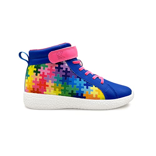 Image of KazarMax Hopits Kids Boys and Girls Ankle Length | High Top | Slip-on Sneakers Shoes | Lightweight | Outdoor Shoes Collection