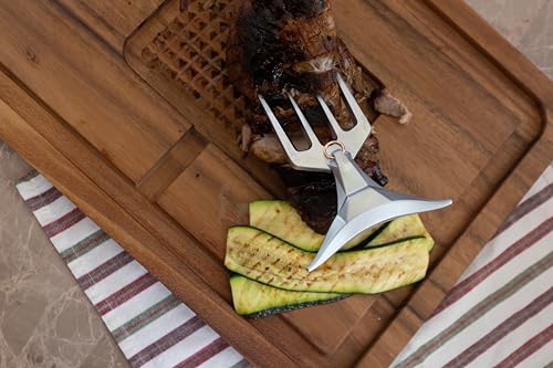 Outset El Matador Meat Fork For Slicing, Carving, and Serving - Thumbnail 5