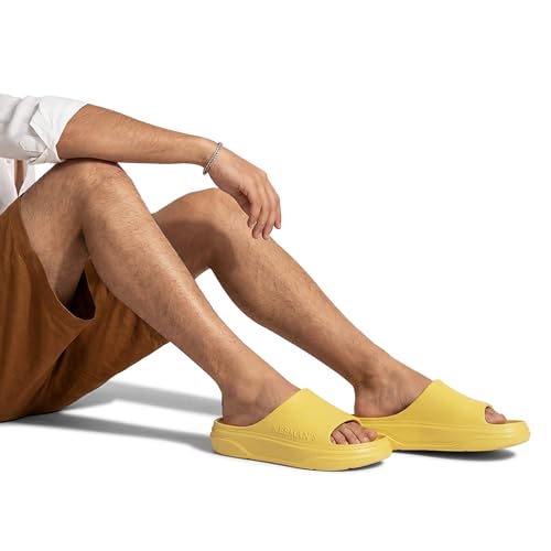 Image of Neeman's Cushers Slides for Men | CushyVerse Cushioned Waterproof Chappal | Arch Support Flip Flops & Sliders | Bounce Back Soft Cushioning Slipper for Daily Use
