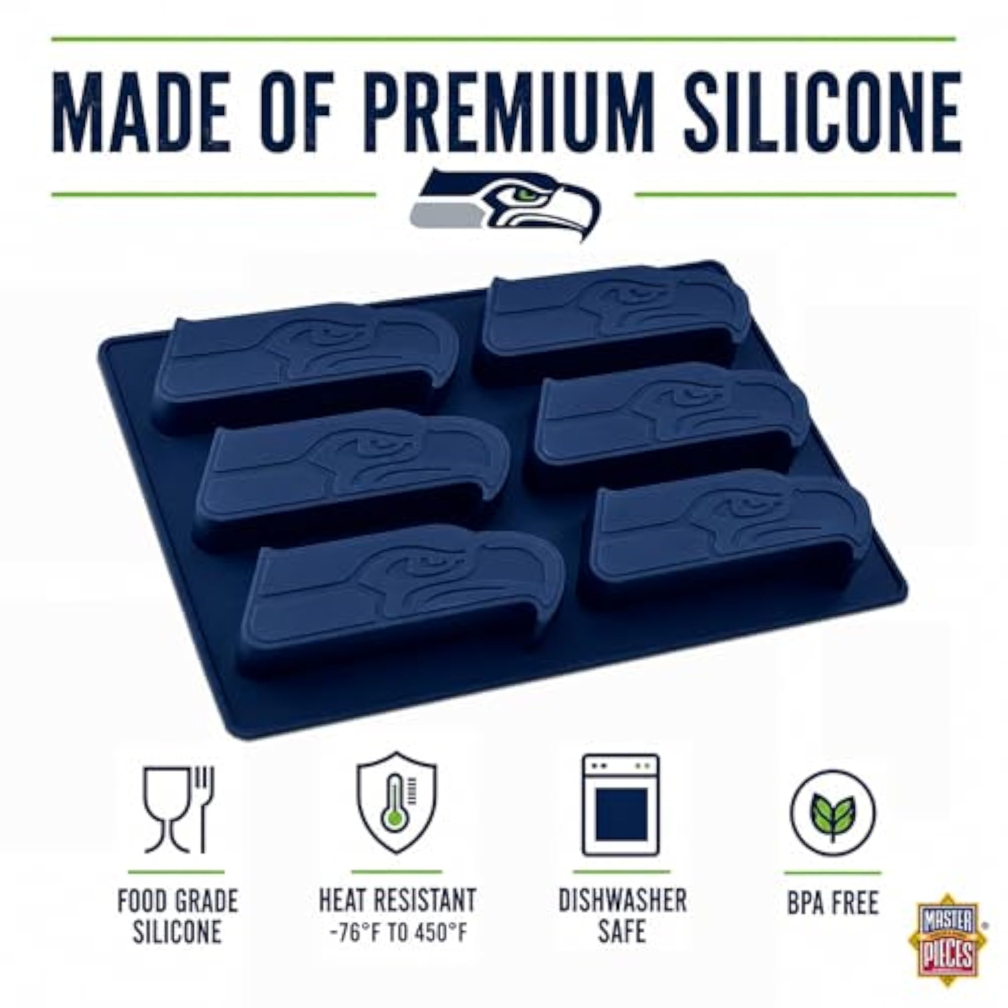 NFL Seattle Seahawks Muffin Pan in Team Colors