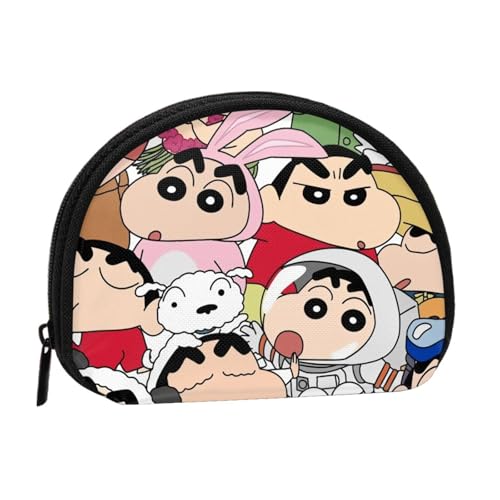 クレヨンしんちゃん 小銭入れ コインケース こぜにいれ 定期入れ ミニ 財布 コンパクト 手のひらサイズ 大容量 軽量 お札入れ プレゼント ギフト 就職祝い