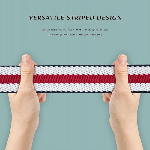Image of chushui Woven Stripe Purse Straps,Replacement Crossbody Wide Shoulder Adjustable Strap for Bag Handbags