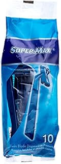 Supermax Twin Blade Razors at Wholesale Prices (100 Disposable Razors)