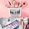 WCGXKO Cartoon Anime Fan Merchandise Manga gift Japanese Anime Inspired Gift Japanese Aesthetic Zipper Pouch Makeup Bag For Fans (A Anime Bag) - Image 3