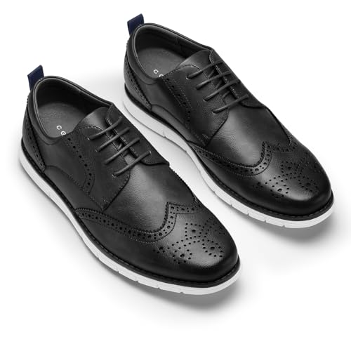 CGRRBW Mens Dress Shoes Casual Oxford Shoes Dress Sneakers Business Wingtip Brogue Office Shoes3