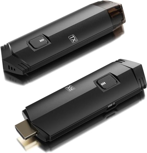 Doando Transmisor Y Receptor Hdmi Inalámbrico: Plug Play, Compatible Con Hdmi 1080p Hd Inalámbrico, 2,4 5 Ghz, Transmisión De Audio Vídeo Desde Pc Portátil A Hdtv Y Proyectores. Sencillo,