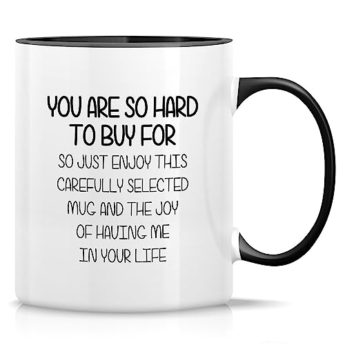 Comparison: Best Microwave To Buy 6 Retreez Funny Mug - You Are So Hard to Buy For Enjoy This Mug and the Joy 11 Oz Ceramic Coffee Mugs - Funny, Sarcasm, Sarcastic, Inspirational birthday gifts - White Mug with Black Handle and Inner