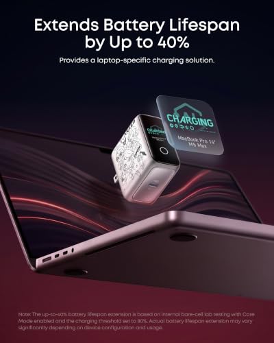 Image of Anker Laptop Smart Display Charger, VALORANT Limited Edition, 100W Max