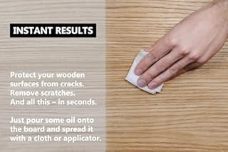 Materialix Olio minerale per uso alimentare (1000ml) - adatto per legno, bambù, pietra, ardesia, cosmetici fai da te, balsami, creme, lozioni, cura dei capelli, prodotti da bagno, unguenti.