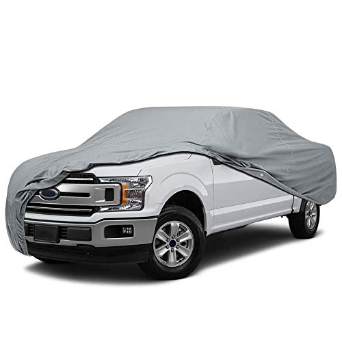Supreme Semi Custom Full-Size Truck Car Cover for Ford F-150 2018-2023 Super Cab (Extended Cab) Pickup 6.6 Feet Bed Ultimate Car Guard All Weather Protection Durable