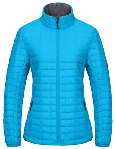 Little Donkey Andy Women's Lightweight Puffer Jacket Blue XS