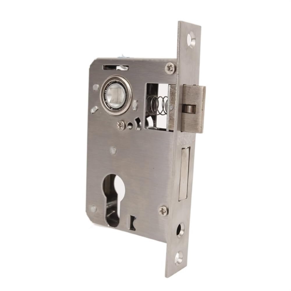Lkfjnhepf 5040 Door Lock Gearbox Interior Door Lock Body,5045, ,Stainless Steel Panel, Bearing Silent,For 29Mm Cylinder, Accessories(5040)