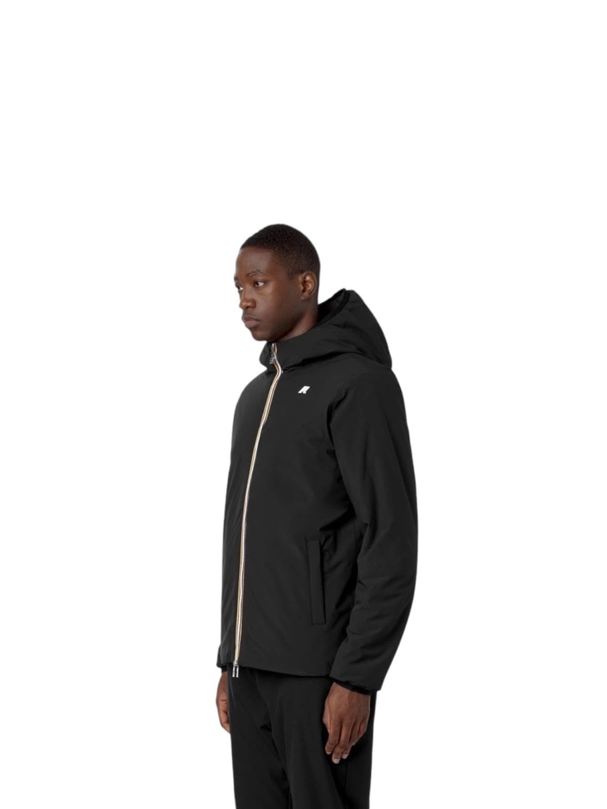 K-Way Jack st Warm Reversible Nero Nero Reversibile Verde