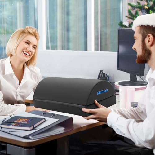 BlissTrends Foot Rest for Under Desk at Work-Versatile Foot Stool with Washable Cover-Comfortable Footrest with 2 Adjustable Heights for Car,Home and Office to Relieve Back,Lumbar,Knee Pain-Gray - Image 3