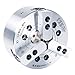 Samchully 8" 3 Jaw Open Center Power Chuck Plain Back Mount HS-08