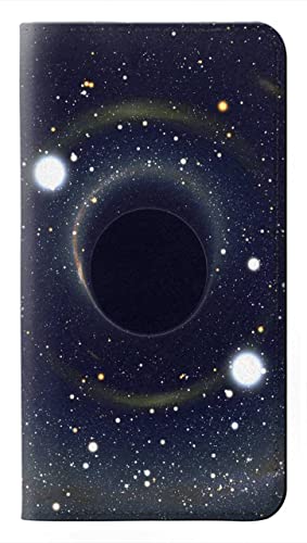Housse iPhone 15 Pro Max Black Hole étui flip anti-choc avec support