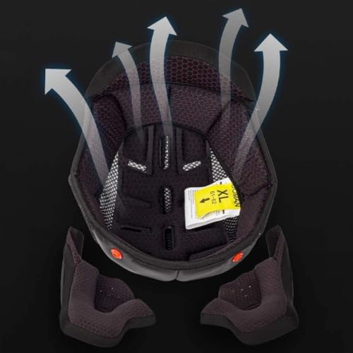 Casco de motocicleta modular Bluetooth homologado para adultos de 55-64 cm 3