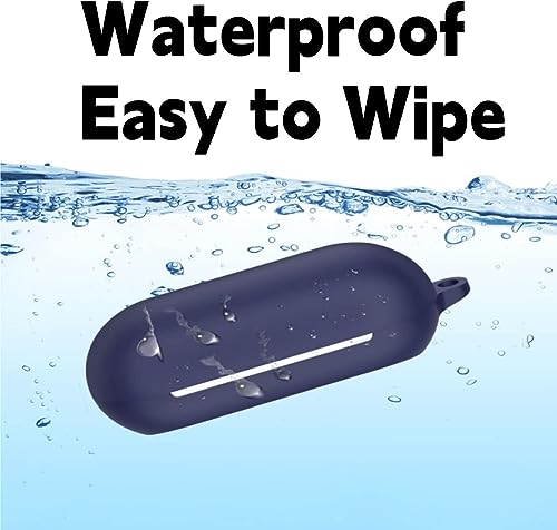 Image of Silicone Cover Compatible with Sony WF C700N Case, Soft, Shockproof (Fits only Sony WF-C700N Earbuds case, Bluetooth Earbuds & Charging case not Included) - Dark Blue