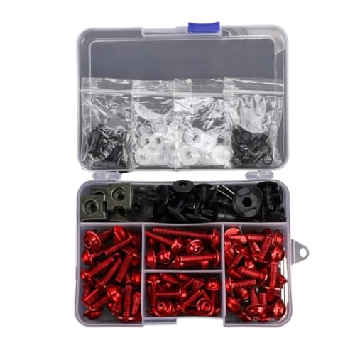 Compatible With Yamaha For Tenere 700 For MT07 Tmax500 Tmax560 FZ6 MT09 MT03 オートバイフェアリングボルトキットファスナークリップネジに対応