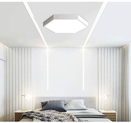 Preisvergleich Produktbild Badezimmerlampe Flur Energie Schlafzimmer Wohnzimmer Glühbirne Küche LEDWeiße sechseckige Deckenleuchte
