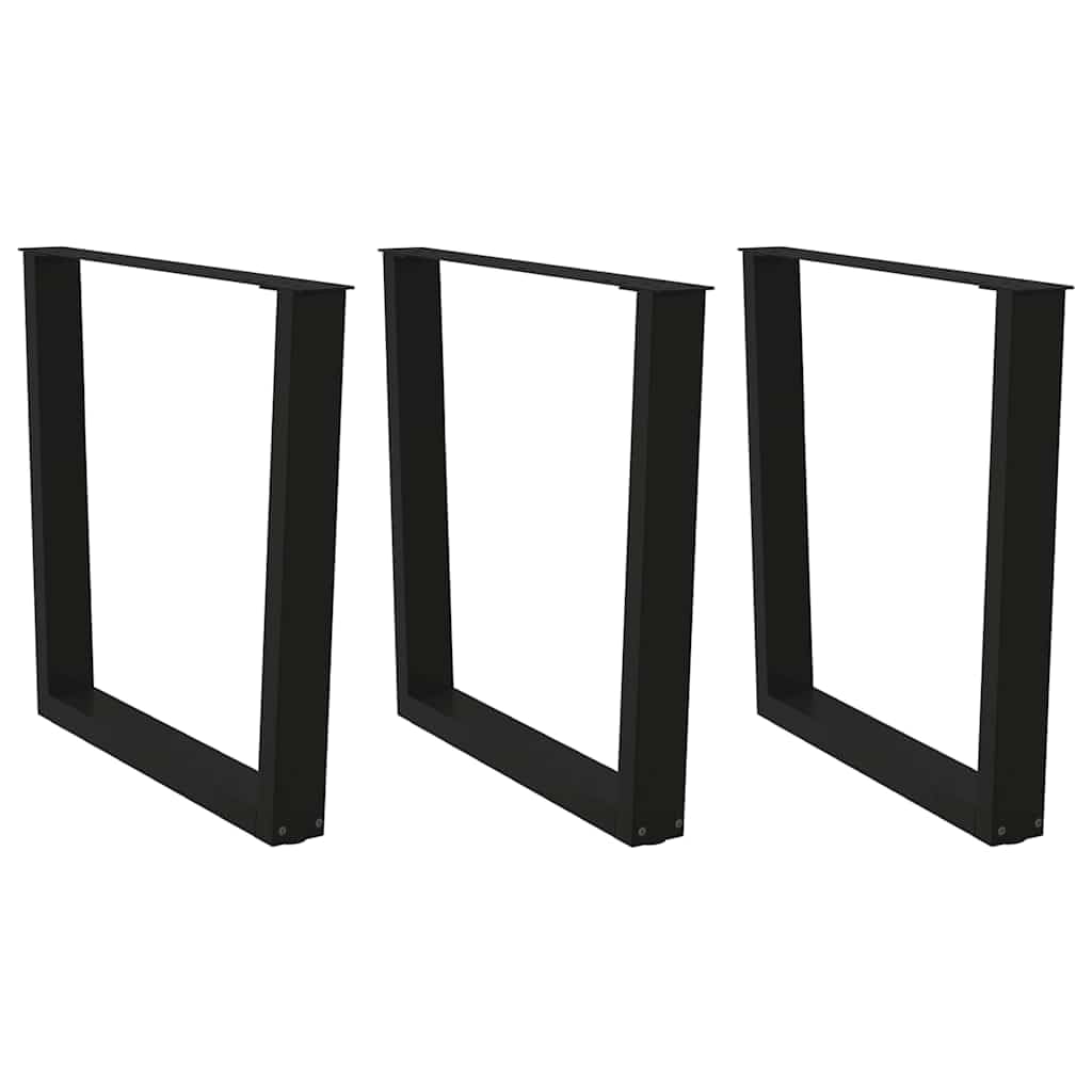 Pieds de table à manger réglables en acier anti-tangage lot de 3