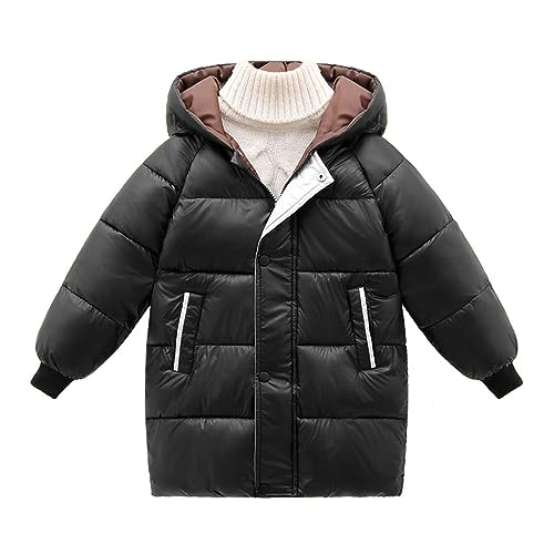 Girls Thicken Winter Coats Fleece Lined Padded Hooded Puffer Jacket Kids Water Proof Snow Clothes Winter Coats for Women
