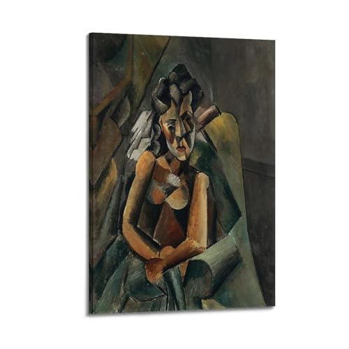 �p�u���E�s�J�\�i���鏗�j�|�p��i�|�X�^�[�L�����o�X�̌���l���̕����̑����̔ŉ�|����G�掺�������̉Ƃ̃A�[�g���[�N16x24inch(40x60cm)