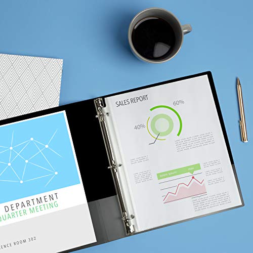 Avery Economy Binders With Round Rings & Label Holder - Black, 1", 1 Pack, Model:04301 #TOP6