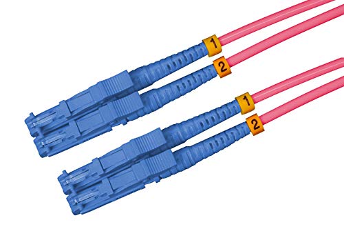 Câble fibre optique LWL double gaine OM4 E2000/UPC 1m ultra précis