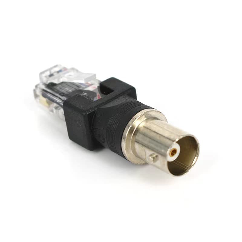Adaptador BNC Hembra a RJ45 Macho Pack x5 miniatura 2