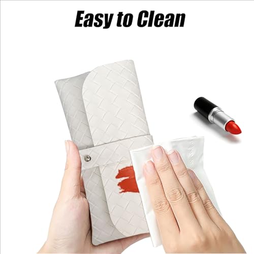 Image of Glasses storage bag Travel sunglasses myopia glasses storage bag Fashion leather storage bag