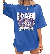 Oversized Baseball Shirt for Women Baseball Season Tshirt Women Sport Team Fans Short Sleeve Tee