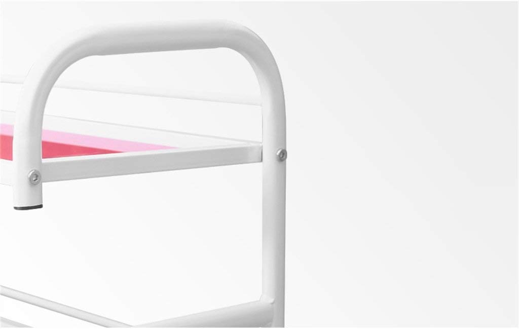 Carrello multiuso a 3 ripiani con ripiani in vetro, carrello portaoggetti multifunzione per salone, ufficio, cucina