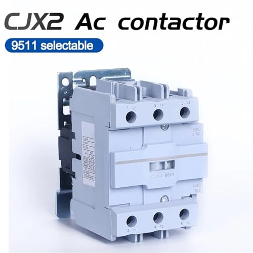Contactor AC industrial CJX2 9511 bobina cobre 380V interruptor electromagnético 3