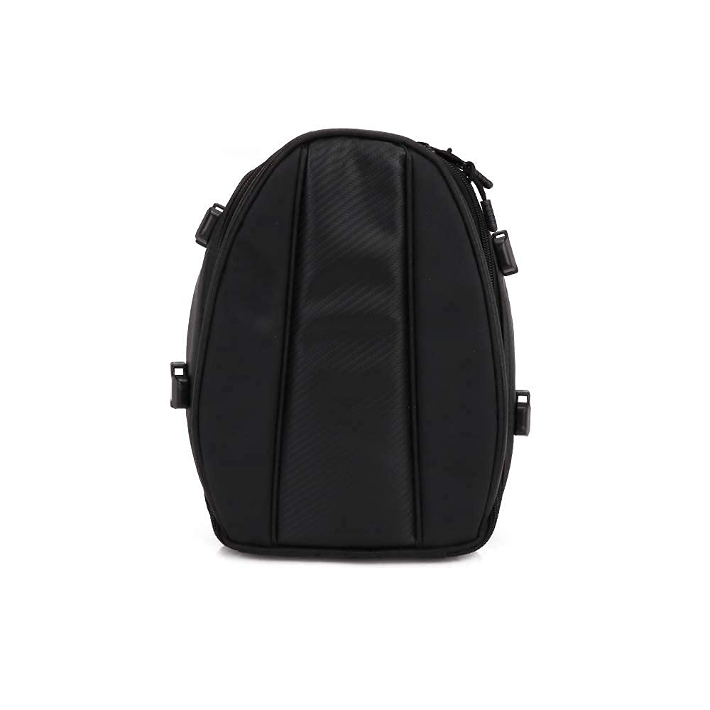 AnXin - Alforja para motocicleta, impermeable, bolsa de equipaje para el asiento trasero, multifuncional, de piel sintética, bolsa de deporte, 15 litros
