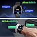 Smartwatch Herren Damen, 1,91" HD Fitnessuhr mit Alexa & Telefonfunktion, 100+ Sportmodi Smart Watch, Pulsmesser/Schlafmonitor/Sc... Sportuhr, IP68 Wasserdicht Fitness Tracker für iOS/Android